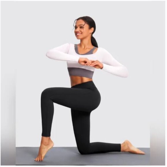 Bundle of 2 Pair of Bula Heavyweight Leggings Base Layer Tights Black Gray Sz 8 - Picture 3 of 14